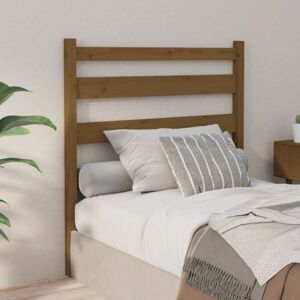 Bed Headboard Honey Brown 81x4x100 cm Solid Wood Pine Vidaxl Bed Headboard Honey Brown 81x4x100 cm Solid Wood Pine Vidaxl