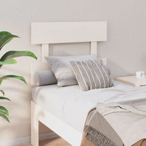 Bed Headboard White 103.5x3x81 cm Solid Wood Pine Vidaxl Bed Headboard White 103.5x3x81 cm Solid Wood Pine Vidaxl