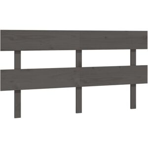 Bed Headboard Grey 154x3x81 cm Solid Wood Pine Vidaxl Bed Headboard Grey 154x3x81 cm Solid Wood Pine Vidaxl