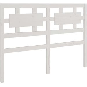 Bed Headboard White 125.5x4x100 cm Solid Wood Pine Vidaxl Bed Headboard White 125.5x4x100 cm Solid Wood Pine Vidaxl