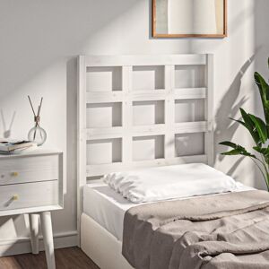 Bed Headboard White 80.5x4x100 cm Solid Wood Pine Vidaxl Bed Headboard White 80.5x4x100 cm Solid Wood Pine Vidaxl