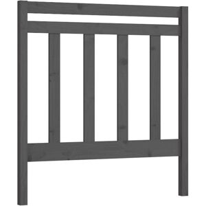 Bed Headboard Grey 81x4x100 cm Solid Wood Pine Vidaxl Bed Headboard Grey 81x4x100 cm Solid Wood Pine Vidaxl