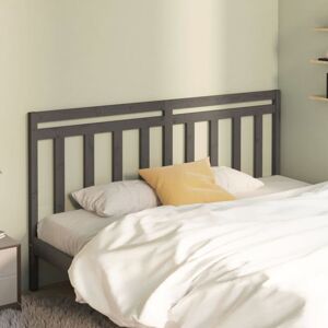Bed Headboard Grey 186x4x100 cm Solid Wood Pine Vidaxl Bed Headboard Grey 186x4x100 cm Solid Wood Pine Vidaxl