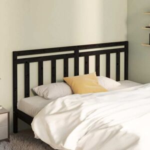 Bed Headboard Black 186x4x100 cm Solid Wood Pine Vidaxl Bed Headboard Black 186x4x100 cm Solid Wood Pine Vidaxl