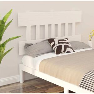 Bed Headboard White 123.5x3x81 cm Solid Wood Pine Vidaxl Bed Headboard White 123.5x3x81 cm Solid Wood Pine Vidaxl