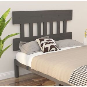 Bed Headboard Grey 138.5x3x81 cm Solid Wood Pine Vidaxl Bed Headboard Grey 138.5x3x81 cm Solid Wood Pine Vidaxl