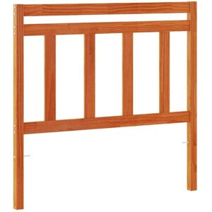 Headboard Wax Brown 100 cm Solid Wood Pine Vidaxl Headboard Wax Brown 100 cm Solid Wood Pine Vidaxl