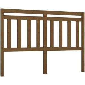 Bed Headboard Honey Brown 126x4x100 cm Solid Wood Pine Vidaxl Bed Headboard Honey Brown 126x4x100 cm Solid Wood Pine Vidaxl