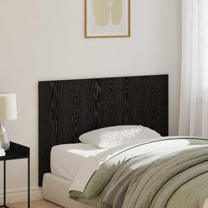 Bed Headboard Black Oak 120x1,5x80 cm Engineered Wood Vidaxl Bed Headboard Black Oak 120x1,5x80 cm Engineered Wood Vidaxl