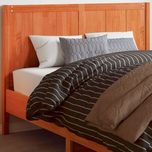 Headboard Wax Brown 135 cm Solid Wood Pine Vidaxl Headboard Wax Brown 135 cm Solid Wood Pine Vidaxl