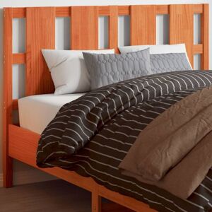 Headboard Wax Brown 135 cm Solid Wood Pine Vidaxl Headboard Wax Brown 135 cm Solid Wood Pine Vidaxl