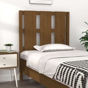 Bed Headboard Honey Brown 80.5x4x100 cm Solid Wood Pine Vidaxl Bed Headboard Honey Brown 80.5x4x100 cm Solid Wood Pine Vidaxl