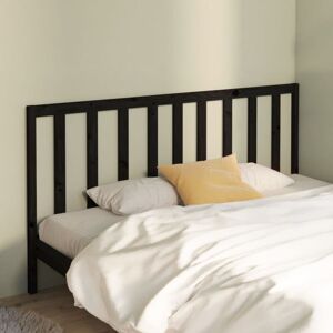 Bed Headboard Black 186x4x100 cm Solid Wood Pine Vidaxl Bed Headboard Black 186x4x100 cm Solid Wood Pine Vidaxl