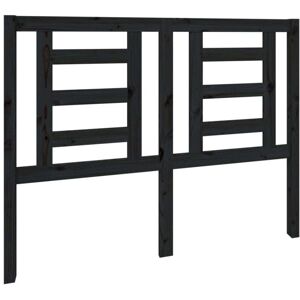 Bed Headboard Black 126x4x100 cm Solid Wood Pine Vidaxl Bed Headboard Black 126x4x100 cm Solid Wood Pine Vidaxl
