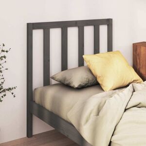 Bed Headboard Grey 95x4x100 cm Solid Wood Pine Vidaxl Bed Headboard Grey 95x4x100 cm Solid Wood Pine Vidaxl