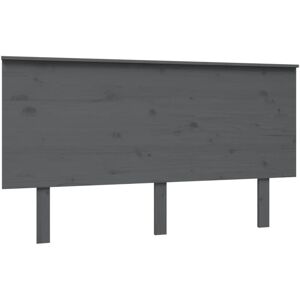 Bed Headboard Grey 144x6x82.5 cm Solid Wood Pine Vidaxl Bed Headboard Grey 144x6x82.5 cm Solid Wood Pine Vidaxl
