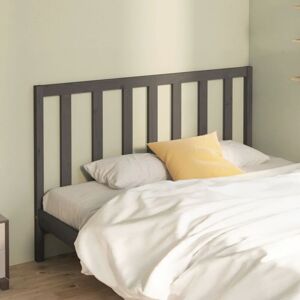Bed Headboard Grey 166x4x100 cm Solid Wood Pine Vidaxl Bed Headboard Grey 166x4x100 cm Solid Wood Pine Vidaxl