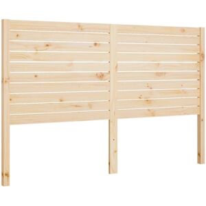vidaXL Headboard Brown Solid Pine Wood - Headboard vidaXL Headboard Brown Solid Pine Wood - Headboard