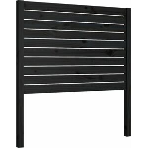 Bed Headboard Black 96x4x100 cm Solid Wood Pine Vidaxl Bed Headboard Black 96x4x100 cm Solid Wood Pine Vidaxl