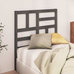 Bed Headboard Grey 106x4x104 cm Solid Wood Pine Vidaxl Bed Headboard Grey 106x4x104 cm Solid Wood Pine Vidaxl