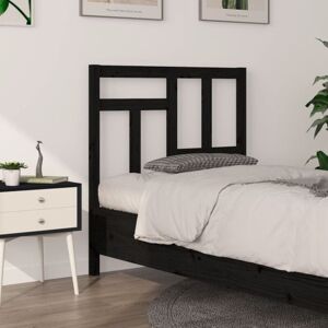 Bed Headboard Black 95.5x4x100 cm Solid Wood Pine Vidaxl Bed Headboard Black 95.5x4x100 cm Solid Wood Pine Vidaxl