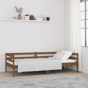 Day Bed without Mattress Honey Brown 90x190cm Solid Wood Pine Vidaxl Day Bed without Mattress Honey Brown 90x190cm Solid Wood Pine Vidaxl