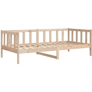 Day Bed without Mattress Solid Wood Pine 90x200cm Vidaxl Day Bed without Mattress Solid Wood Pine 90x200cm Vidaxl