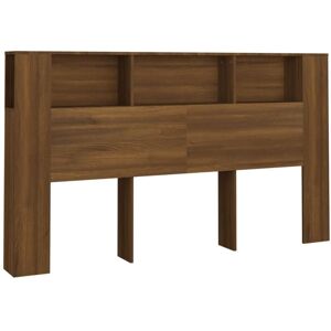 Headboard Cabinet Brown Oak 180x18.5x104.5 cm vidaXL Headboard Cabinet Brown Oak 180x18.5x104.5 cm vidaXL