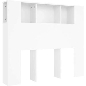 Headboard Cabinet White 120x18.5x102.5 cm Vidaxl Headboard Cabinet White 120x18.5x102.5 cm Vidaxl