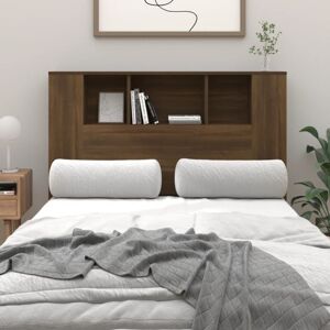 Headboard Cabinet Brown Oak 120x18.5x102.5 cm Vidaxl Headboard Cabinet Brown Oak 120x18.5x102.5 cm Vidaxl