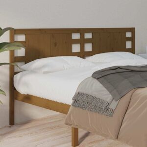 Headboard Honey Brown 206x4x100 cm Solid Wood Pine Vidaxl Headboard Honey Brown 206x4x100 cm Solid Wood Pine Vidaxl