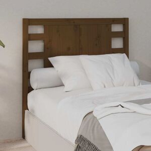 Headboard Honey Brown 81x4x100 cm Solid Wood Pine Vidaxl Headboard Honey Brown 81x4x100 cm Solid Wood Pine Vidaxl