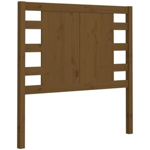 Headboard Honey Brown 106x4x100 cm Solid Wood Pine Vidaxl Headboard Honey Brown 106x4x100 cm Solid Wood Pine Vidaxl