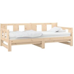 vidaXL Pine Wood Sofa Bed - Space Saving Convertible Furniture vidaXL Pine Wood Sofa Bed - Space Saving Convertible Furniture