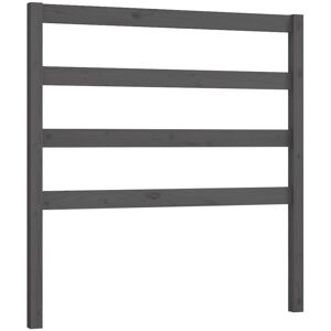 Bed Headboard Grey 106x4x100 cm Solid Wood Pine Vidaxl Bed Headboard Grey 106x4x100 cm Solid Wood Pine Vidaxl