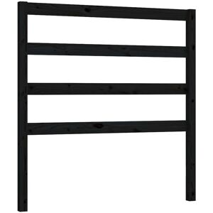 Bed Headboard Black 96x4x100 cm Solid Wood Pine Vidaxl Bed Headboard Black 96x4x100 cm Solid Wood Pine Vidaxl