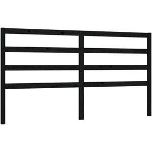 Bed Headboard Black 186x4x100 cm Solid Wood Pine Vidaxl Bed Headboard Black 186x4x100 cm Solid Wood Pine Vidaxl