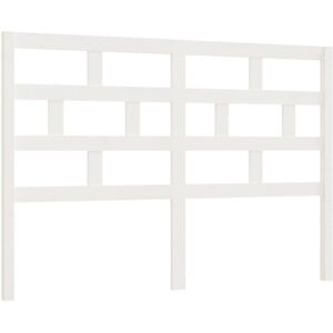 JINLEFU Bed Headboard White 126x4x100 cm Solid Wood Pine vidaXL JINLEFU Bed Headboard White 126x4x100 cm Solid Wood Pine vidaXL