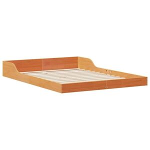 Bed Frame Wax brown 120 x 200 cm Solid pine wood Vidaxl Bed Frame Wax brown 120 x 200 cm Solid pine wood Vidaxl