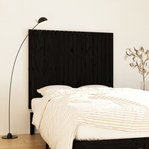 Wall Headboard Black 127.5x3x110 cm Solid Wood Pine Vidaxl Wall Headboard Black 127.5x3x110 cm Solid Wood Pine Vidaxl