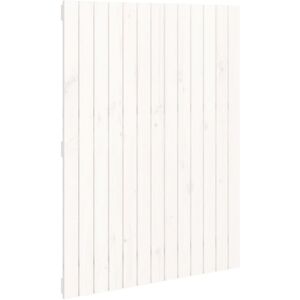 Wall Headboard White 82.5x3x110 cm Solid Wood Pine Vidaxl Wall Headboard White 82.5x3x110 cm Solid Wood Pine Vidaxl