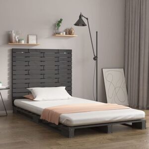 Wall Headboard Grey 96x3x91.5 cm Solid Wood Pine Vidaxl Wall Headboard Grey 96x3x91.5 cm Solid Wood Pine Vidaxl