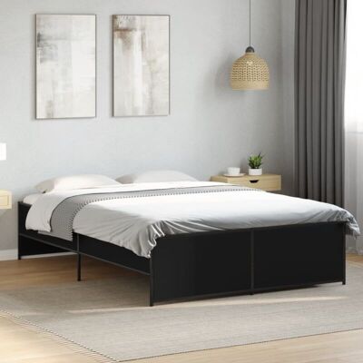 Bed Frame without Mattress Black 120x200 cm Vidaxl Bed Frame without Mattress Black 120x200 cm Vidaxl