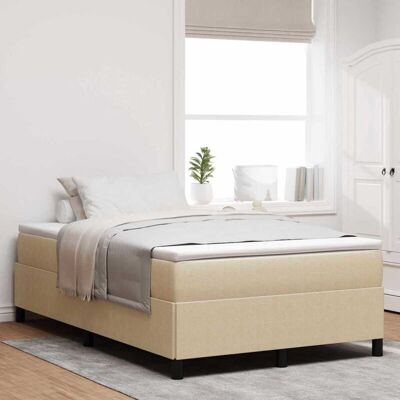 Vidaxl Light Gray Bed Frame - Minimalist Design, Easy Assembly, 120x190 cm Vidaxl Light Gray Bed Frame - Minimalist Design, Easy Assembly, 120x190 cm