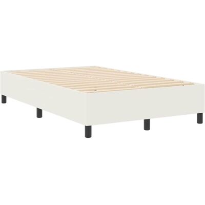 VIDAXL Bed Frame - 120x200 cm - Crema - Modern Design VIDAXL Bed Frame - 120x200 cm - Crema - Modern Design