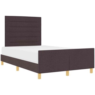 Vidaxl Bed Frame - 120x190 cm - Classic Upholstered Headboard Vidaxl Bed Frame - 120x190 cm - Classic Upholstered Headboard