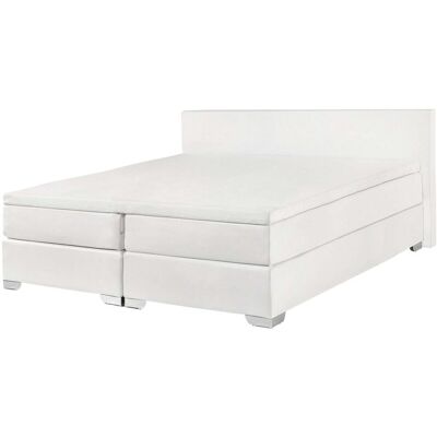Beliani President 140x200cm Faux Leather Double Bed - Bed Beliani President 140x200cm Faux Leather Double Bed - Bed