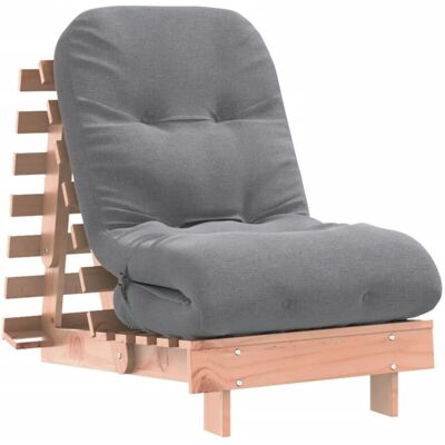 vidaXL Futon Sofa Bed with Mattress - Solid Wood - 60x206x11 cm vidaXL Futon Sofa Bed with Mattress - Solid Wood - 60x206x11 cm