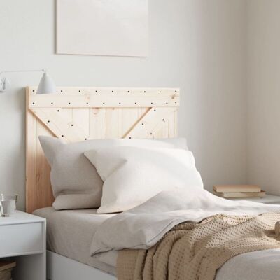 vidaXL 80x104 cm Solid Wood Pine Headboard - Headboard Bedroom Accessory vidaXL 80x104 cm Solid Wood Pine Headboard - Headboard Bedroom Accessory