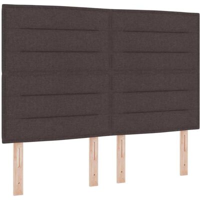 Vidaxl - Line Design - Dark Brown - 140 cm - Headboard Vidaxl - Line Design - Dark Brown - 140 cm - Headboard